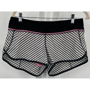 Lululemon Speed Short Women's Rare Stripe Athletic Running Short Size 8 (Medium)